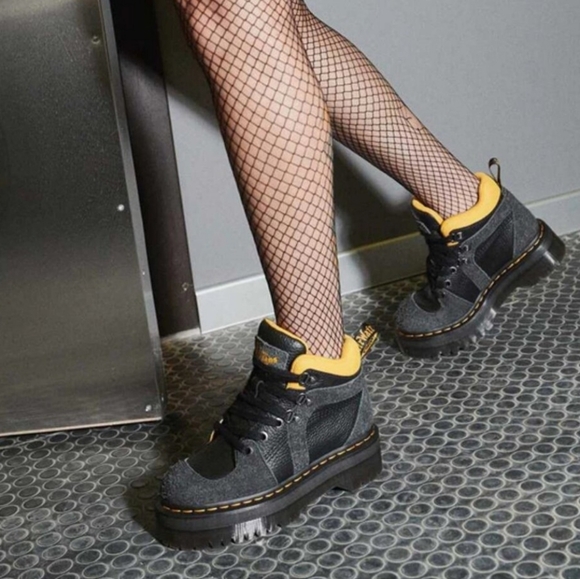 Dr. Martens ZUMA LEATHER & SUEDE HIKER STYLE BOOTS - Picture 11 of 11